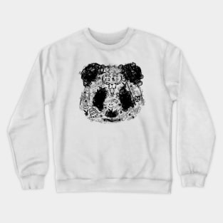 Tattooed Panda Malone by Tobe Fonseca Crewneck Sweatshirt